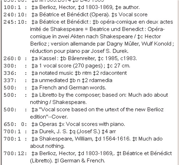 Bibliographic record for score with bi-lingual text; record has been reconfigured
but additional work still needed